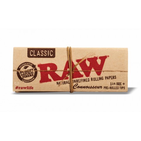 Seda Raw Classic 1 1/4 + Piteira de Papel